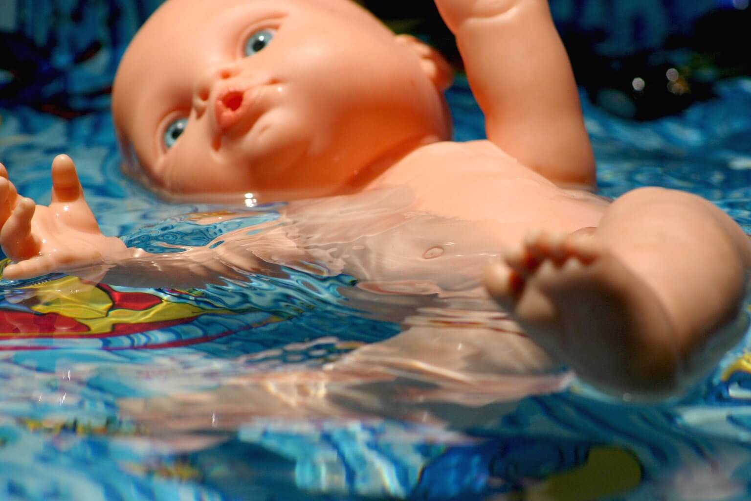 Baby drowning